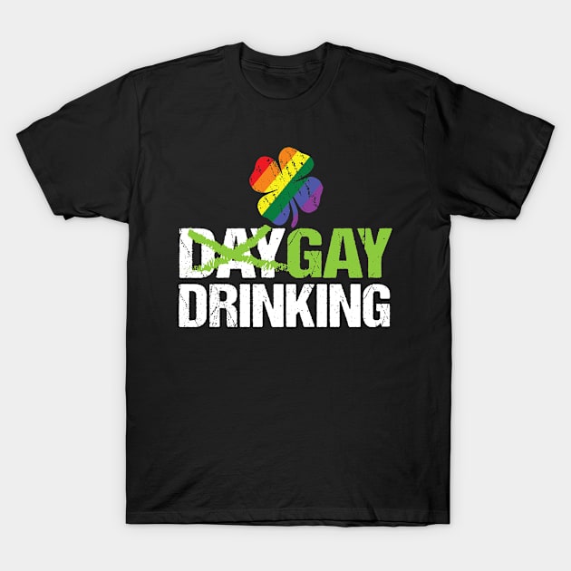 Day Drinking LGBT T-Shirt by MonkeysMind